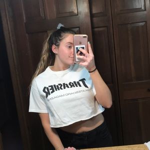 Cropped thrashers T-shirt